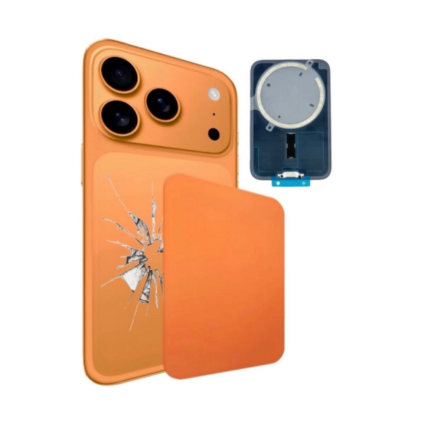 Phone Rear Glass iPhone 17 Pro Rear Glass Cover Back Glass Panel with MagSafe Magnet ...