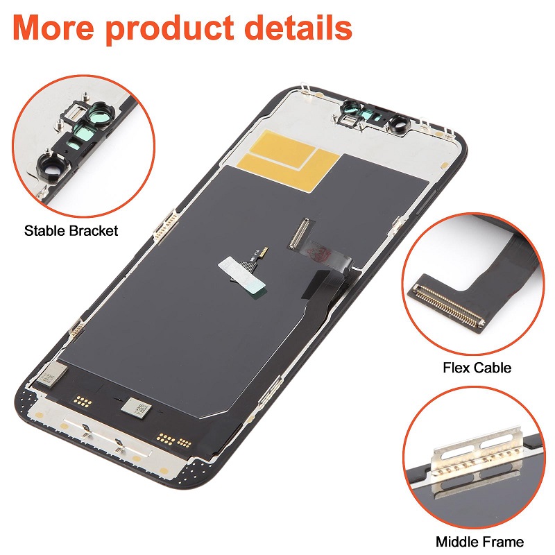 iPhone 13 Pro Max Screen Replacement Premium RJ Soft OLED Display Assembly - Image 3