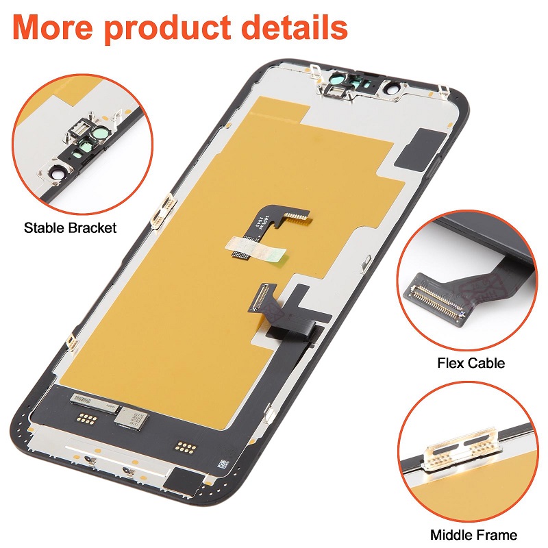 iPhone 14 PLUS Replacement Premium RJ Soft OLED Display Assembly - Image 3