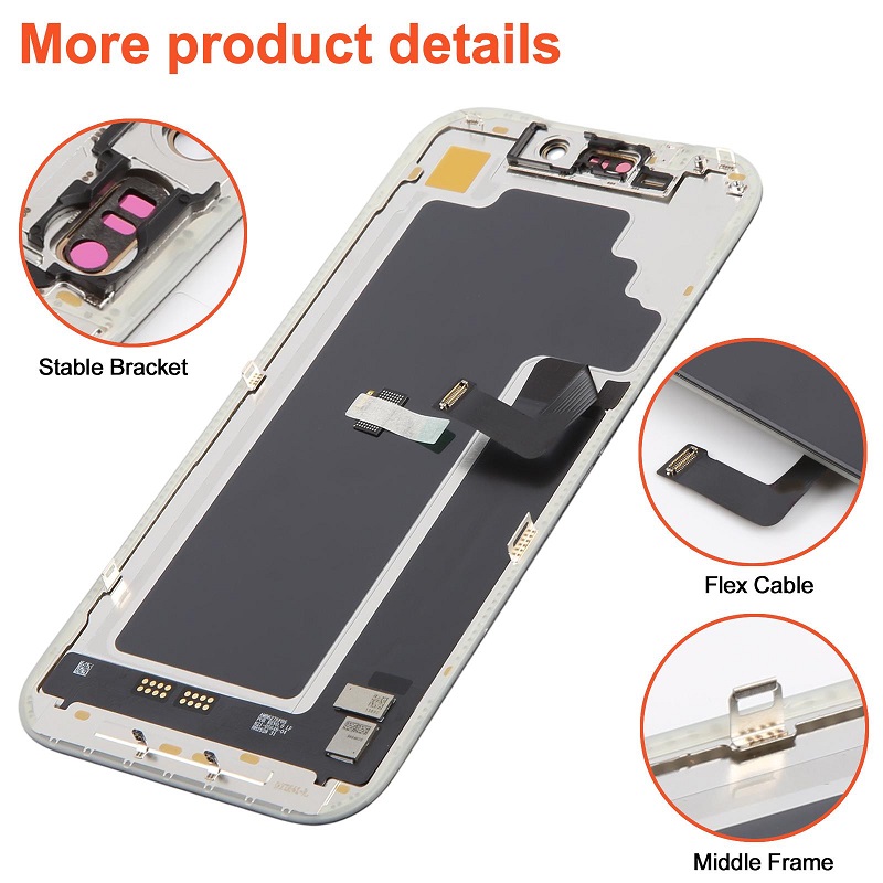 iPhone 17 Pro Screen Replacement Premium RJ Soft OLED Display Assembly - Image 3