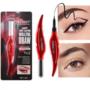 Waterproof Precision Eyeliner, Ultra-Fine Tip Long-Lasting, Black