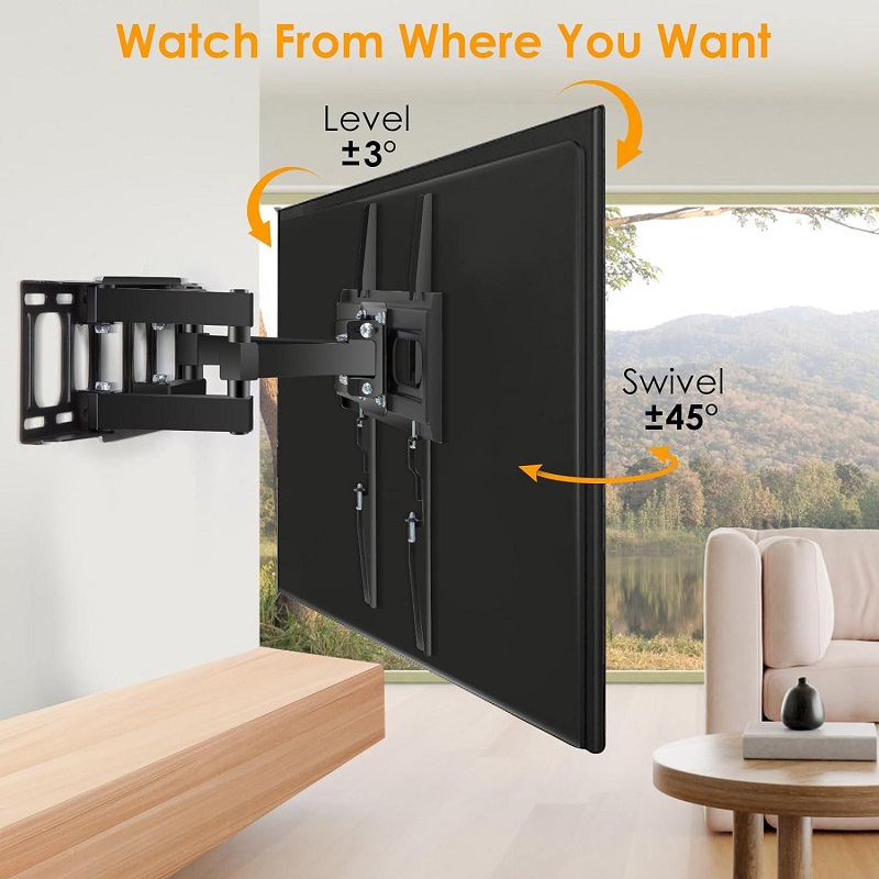 Universal TV Wall Mount Bracket 26–65", VESA Patterns 400×400mm - Image 3