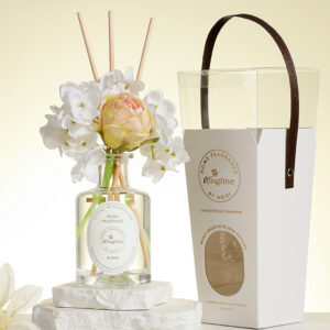 Mint Rose Sweet Floral Aromatherapy Gift Set – Flower Design Home Fragrance, Gift Box