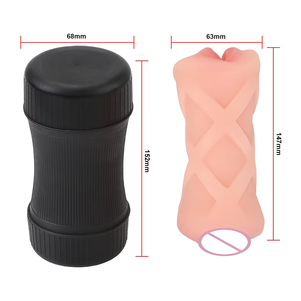 Dual-Ended Manual Male Masturbation Cup – Portable Adult Personal Pleasure Toy - Image 7