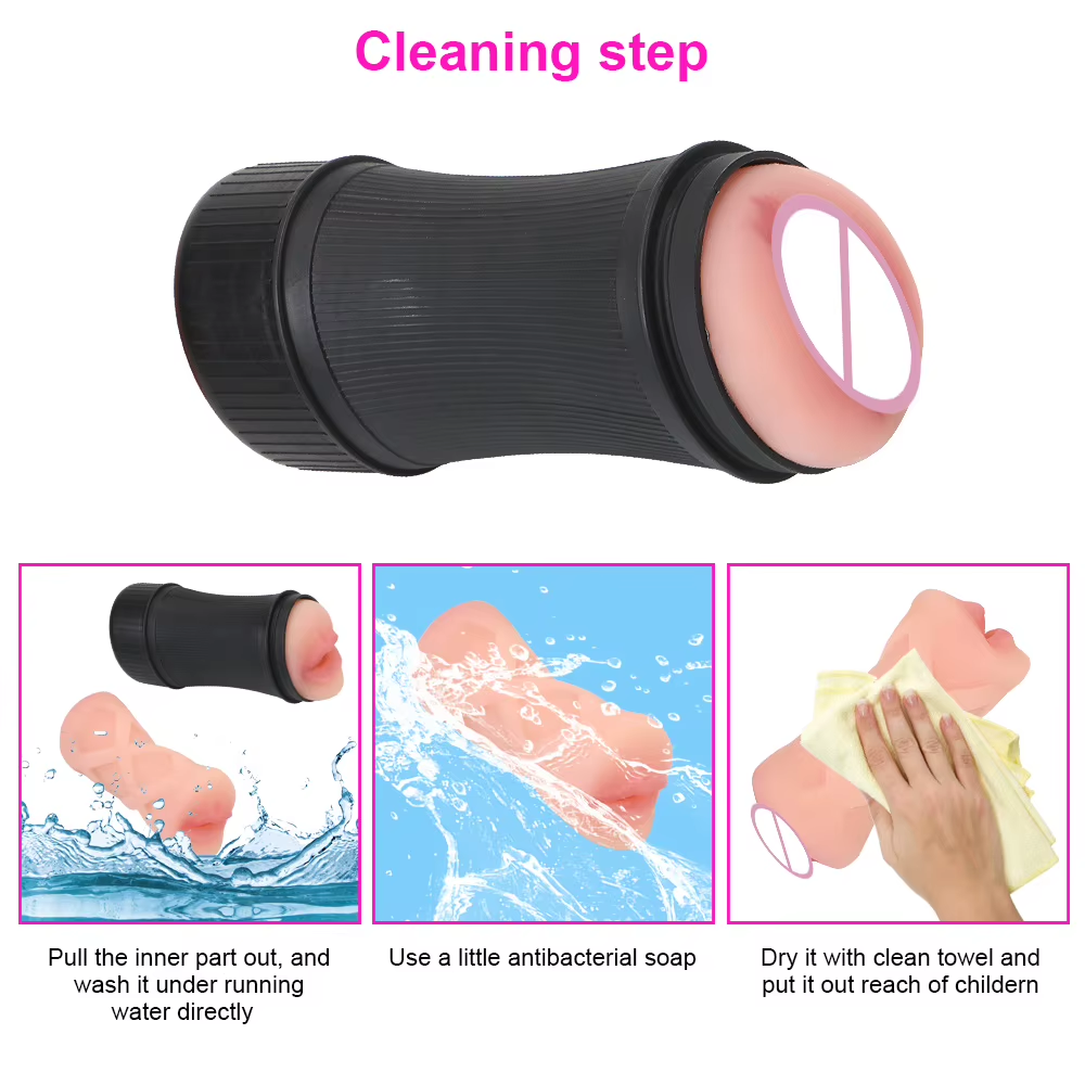 Dual-Ended Manual Male Masturbation Cup – Portable Adult Personal Pleasure Toy - Image 6