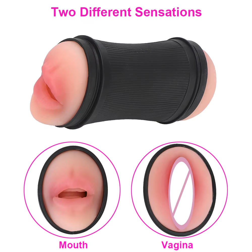 Dual-Ended Manual Male Masturbation Cup – Portable Adult Personal Pleasure Toy - Image 5