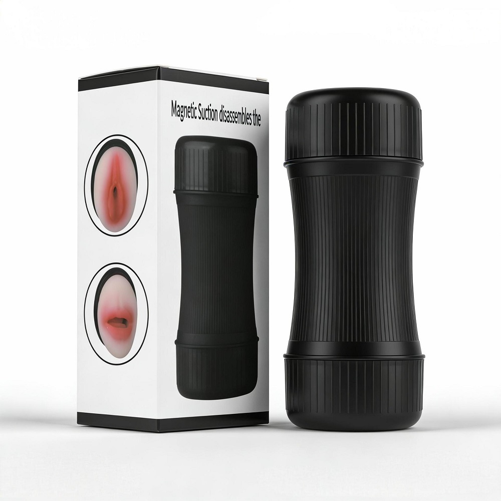 Dual-Ended Manual Male Masturbation Cup – Portable Adult Personal Pleasure Toy